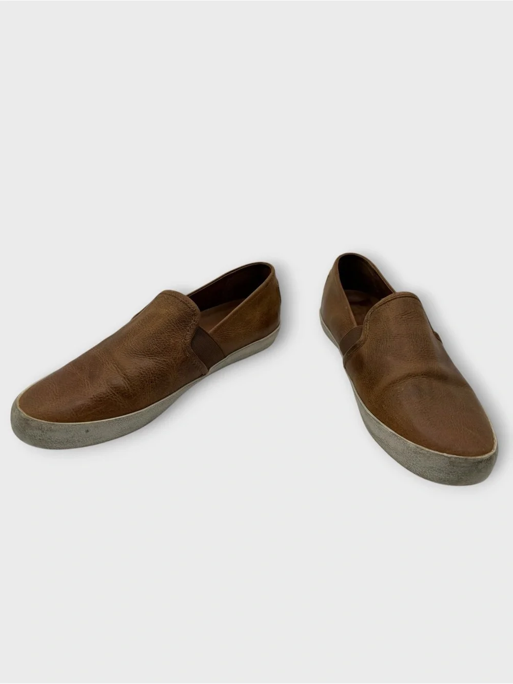 Frye Dylan Slip On Casual Leather Sneakers Women’s 8.5 Fair Condition
